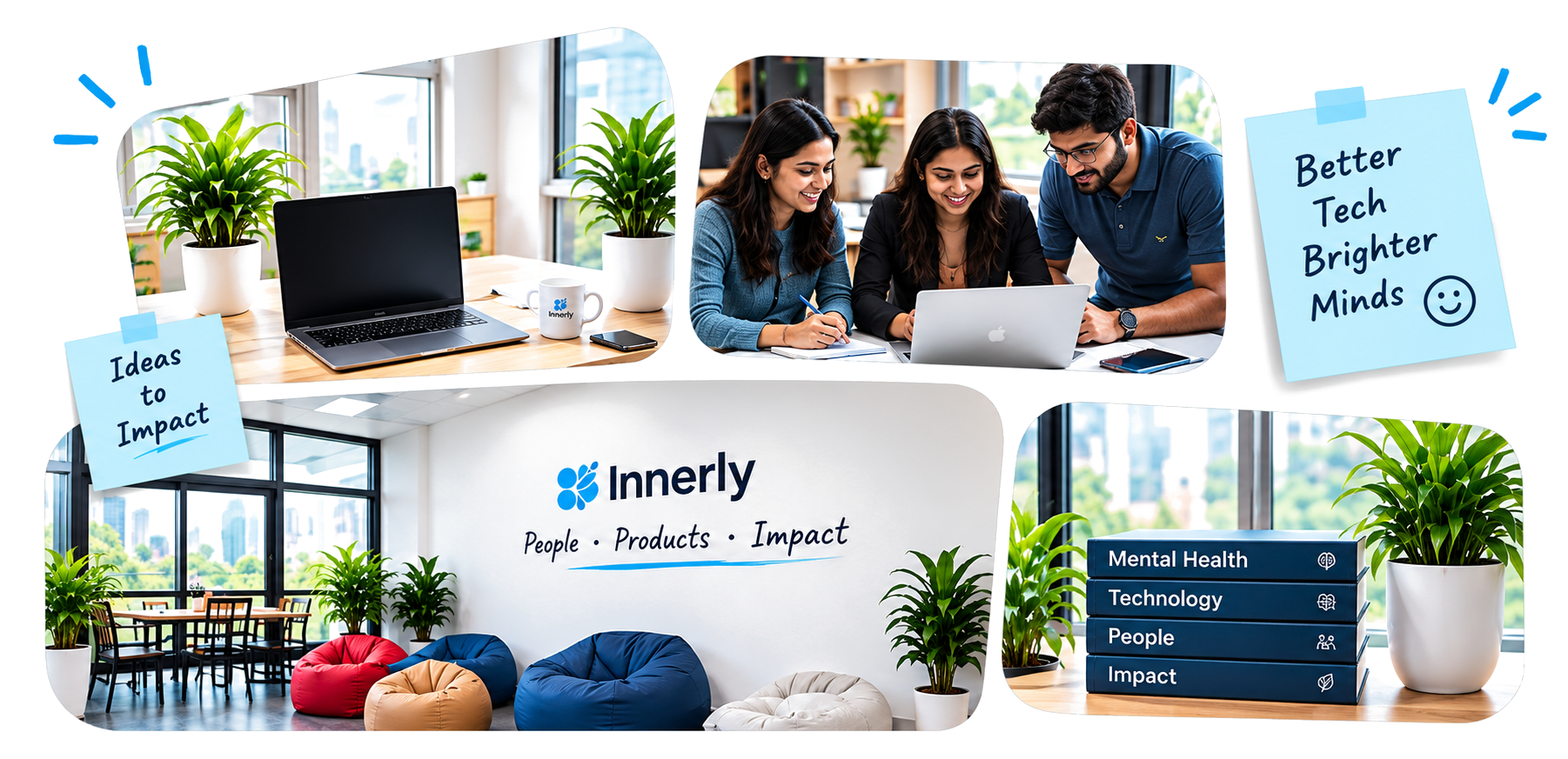 Innerly team culture collage